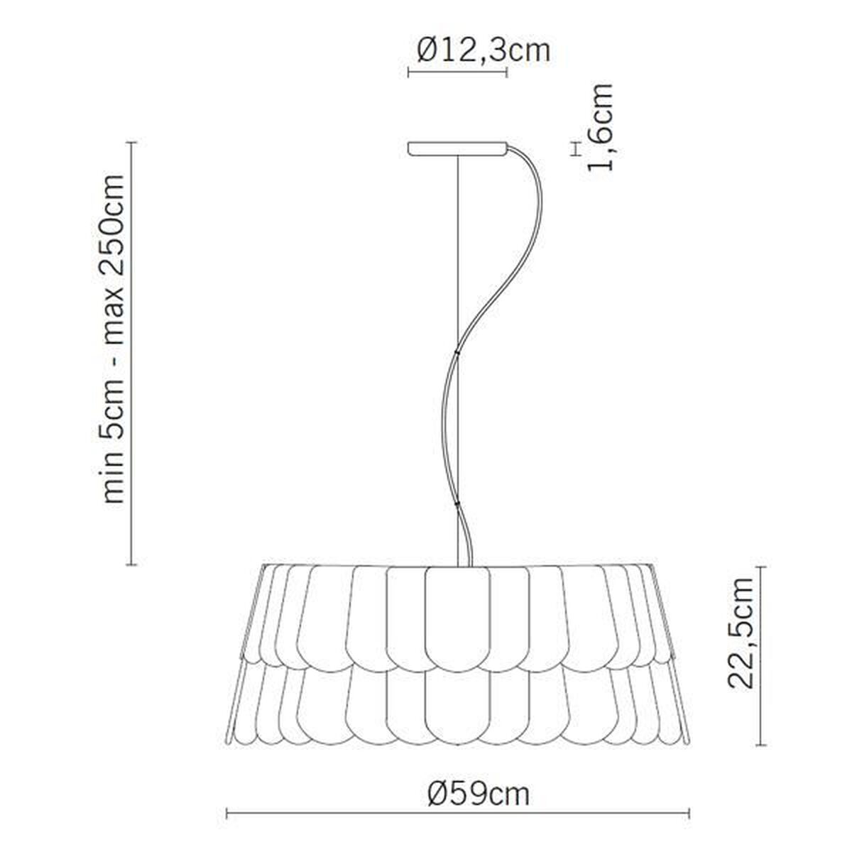 Roofer Pendant White
