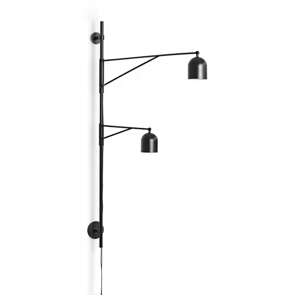 Applique Corta e Lunga Nero Luce Imbarazzante