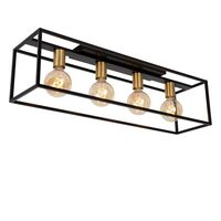 Ruben Ceiling Light 4 Black