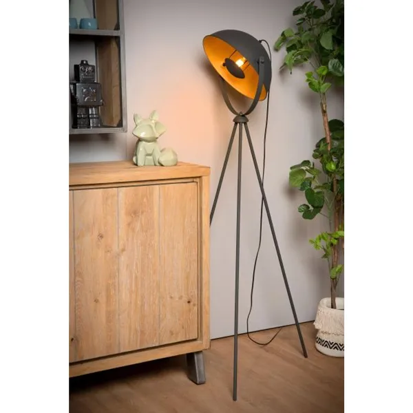 Alvaro Gulvlampe Sort