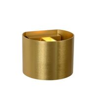 Xio Wandlamp Mat Goud/ Bruin