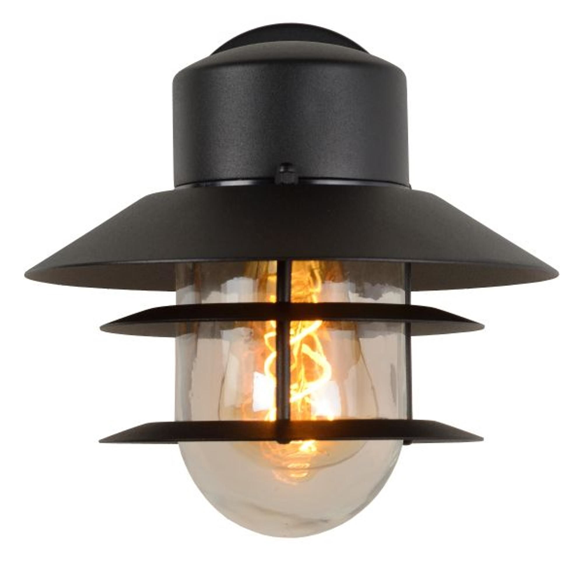 Zico Utendørs Vegglampe Sort