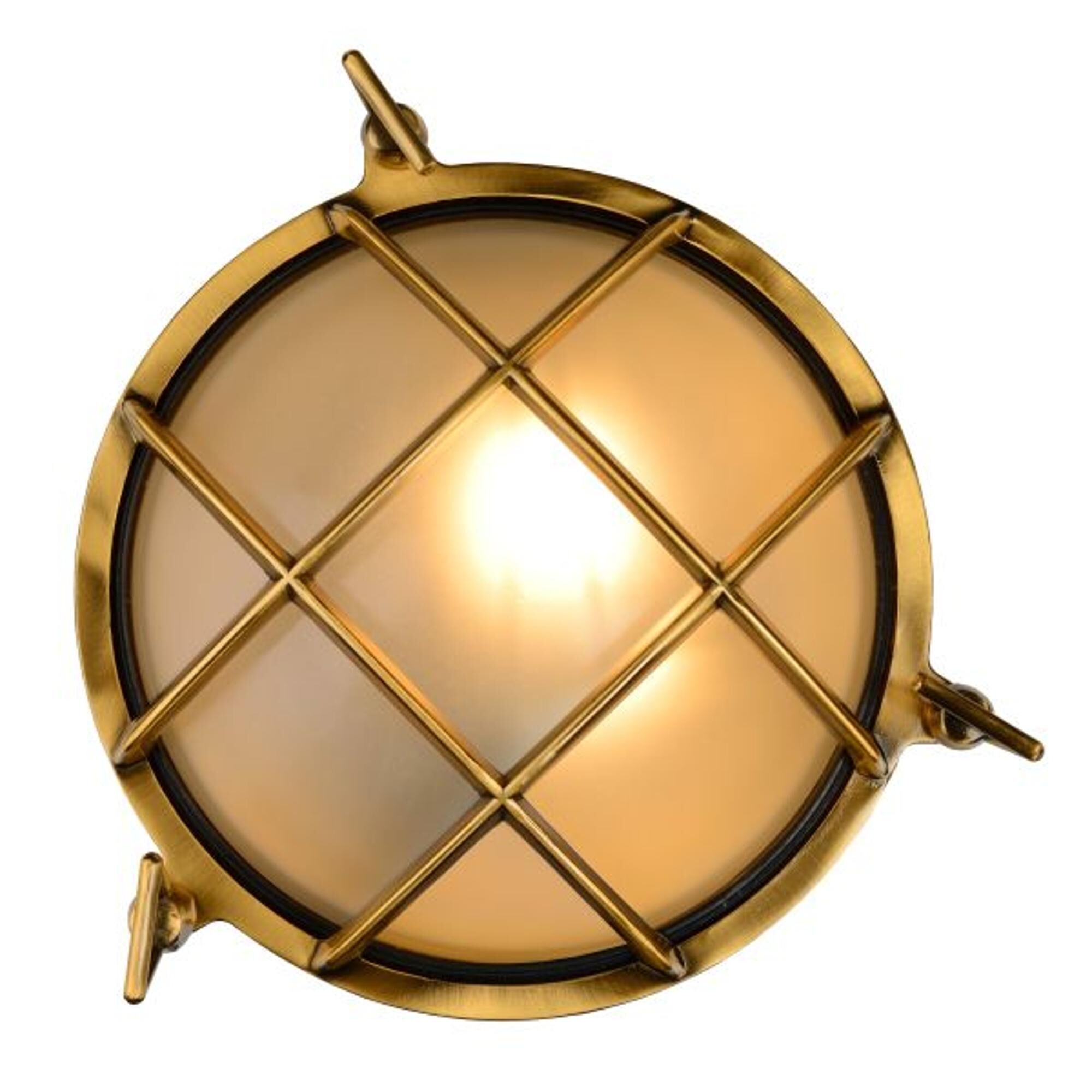 Dudley Udendrsvglampe Rund Mat Guld/Messing