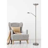 Zenith Stehlampe Satin/ Chrom