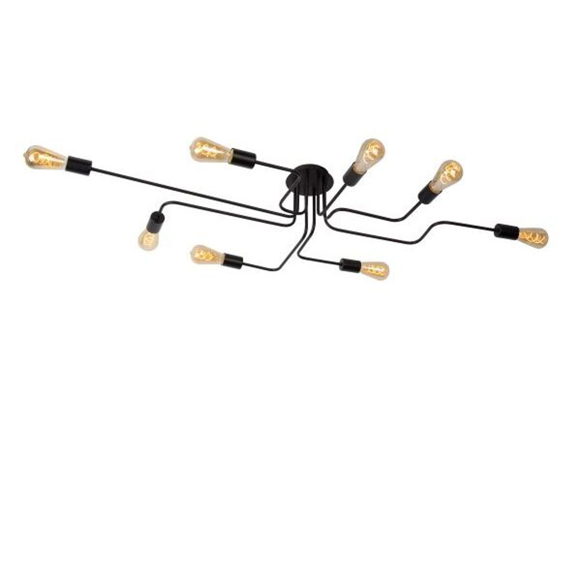 Lester Loftlampe 8 Sort