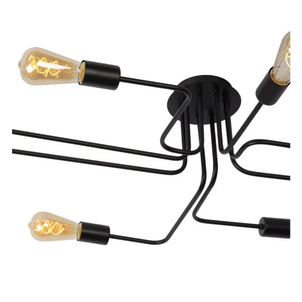 Lester Ceiling Light 8 Black