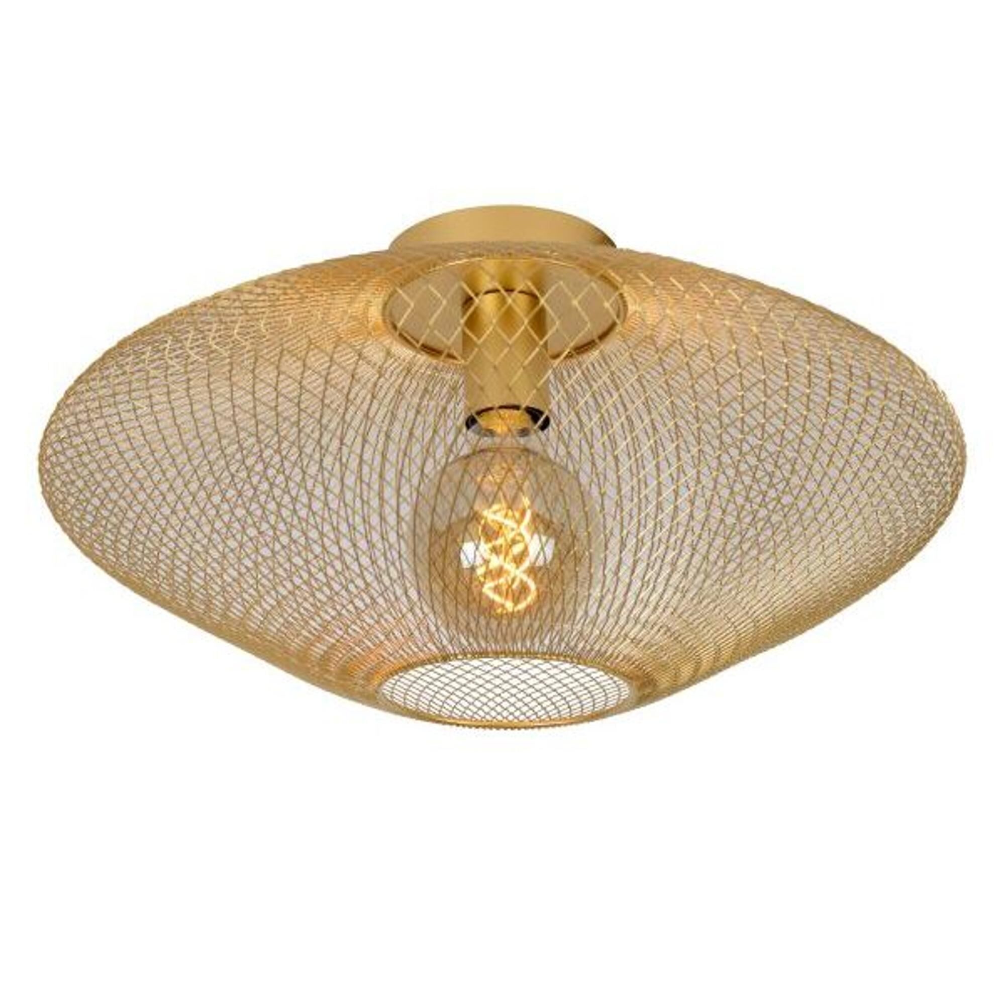 Mesh Loftlampe 45 Mat Guld/Messing
