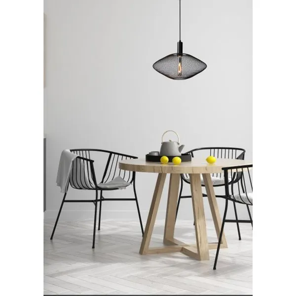 Mesh Taklampe Ø45 Sort Dimbar