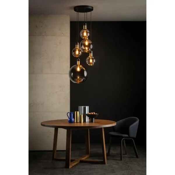 Julius Pendant 5 Smoked Gray