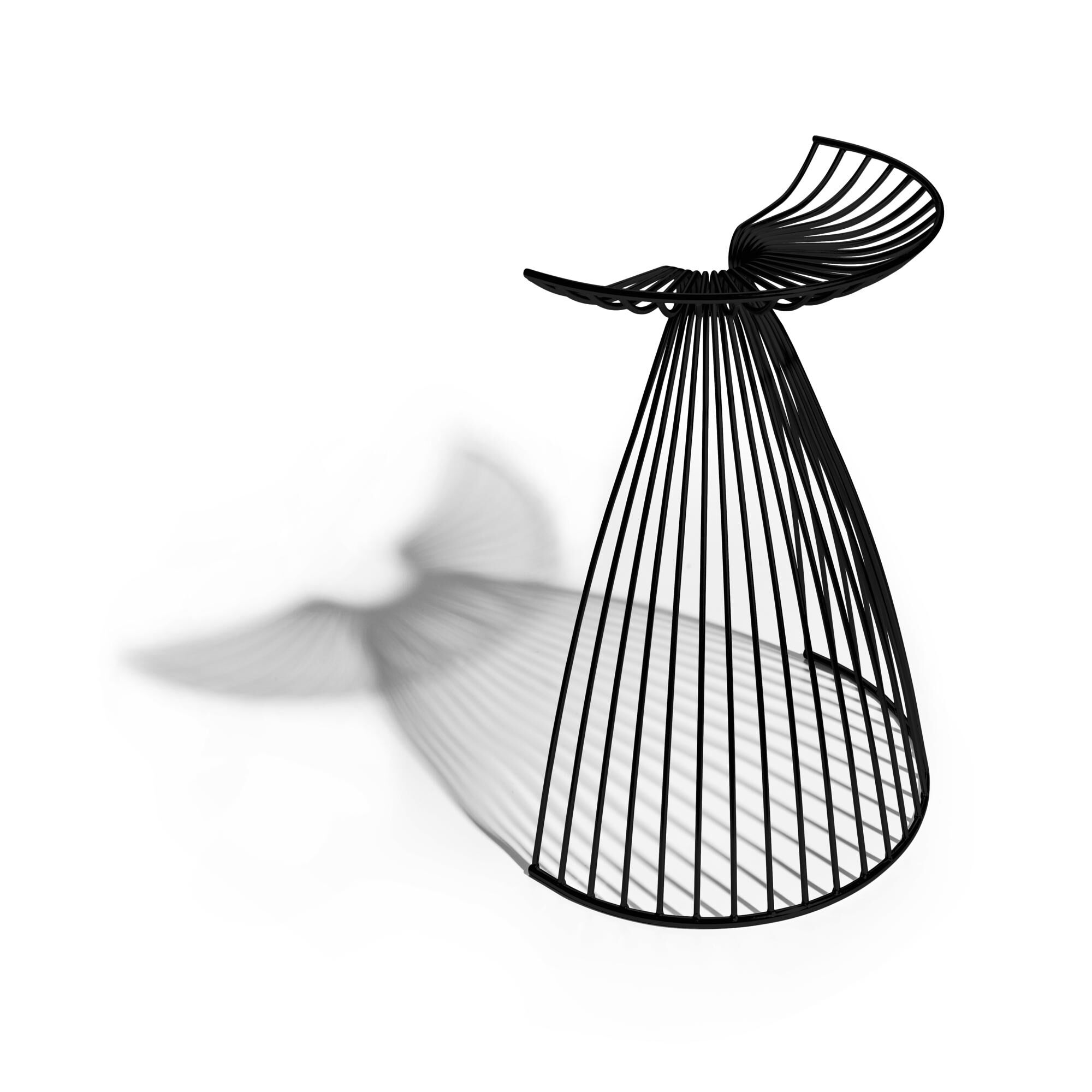Angel Barstol Sort