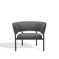 Font Fauteuil met Armleuning Remix 143/Zwart Frame