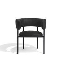 Font Spisebordsstol with Armrest Dunes Anthracitee/Black Frame