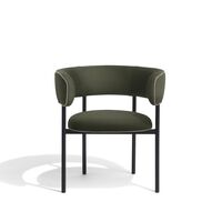 Font Spisebordsstol with Armrest Vidar 972 Og Vidar 0222/Black Frame
