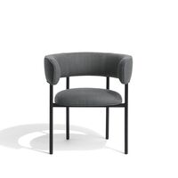 Font Spisebordsstol with Armrest Remix 143/Black Frame