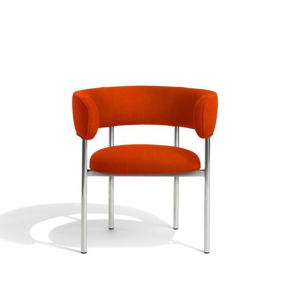 Font Spisebordsstol con Reposabrazos Gentle 2 553/Estructura de Acero Pulido