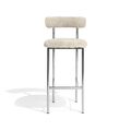 Sheepskin Oyster / Polished Steel Frame