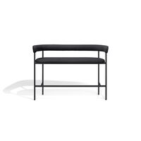 Font Bar Sofa 75 cm Dunes Anthrazite/Sort Stel