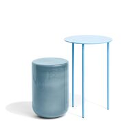 Pair Sidebord S Metal/Pastel Blue