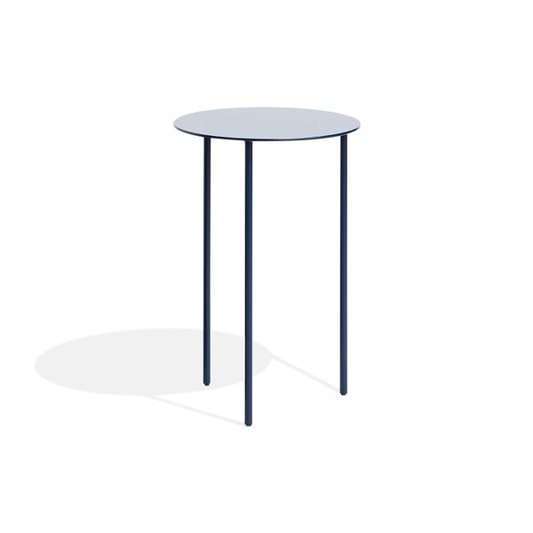 Pair Sidebord S Metal/Steel Blue