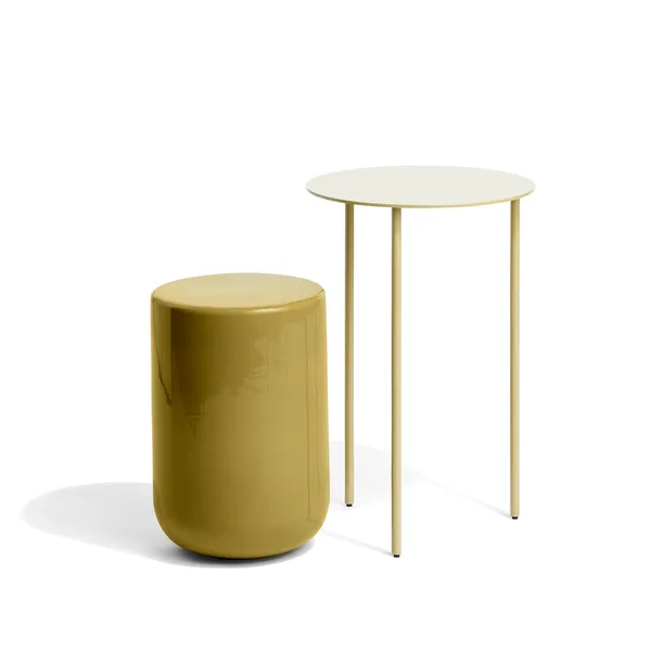 Pair Sidebord S Metal/Ochre