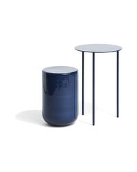 Pair Sidebord S Keramik/Steel Blue
