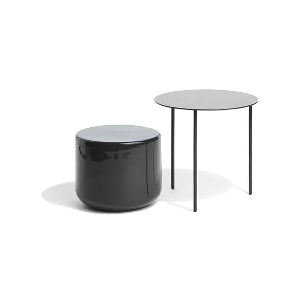 Pair Sidebord M Keramik/Negro