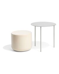 Pair Sidebord M Keramik/Light Ivory