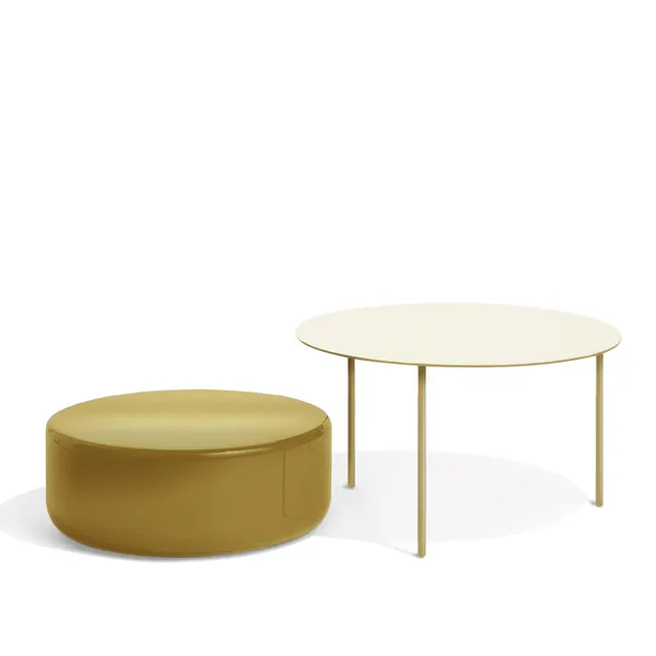 Pair Sidebord L Keramik/Ochre