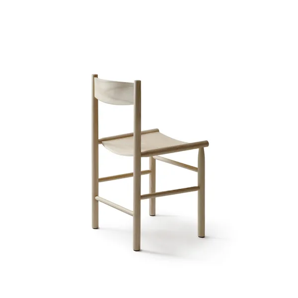 Linea Collection Akademia Chaise de Table à Manger Bois de Frêne Laqué