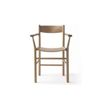 Linea Collection Akademia Dining Chair w. Armrests Light Lacquered Oak