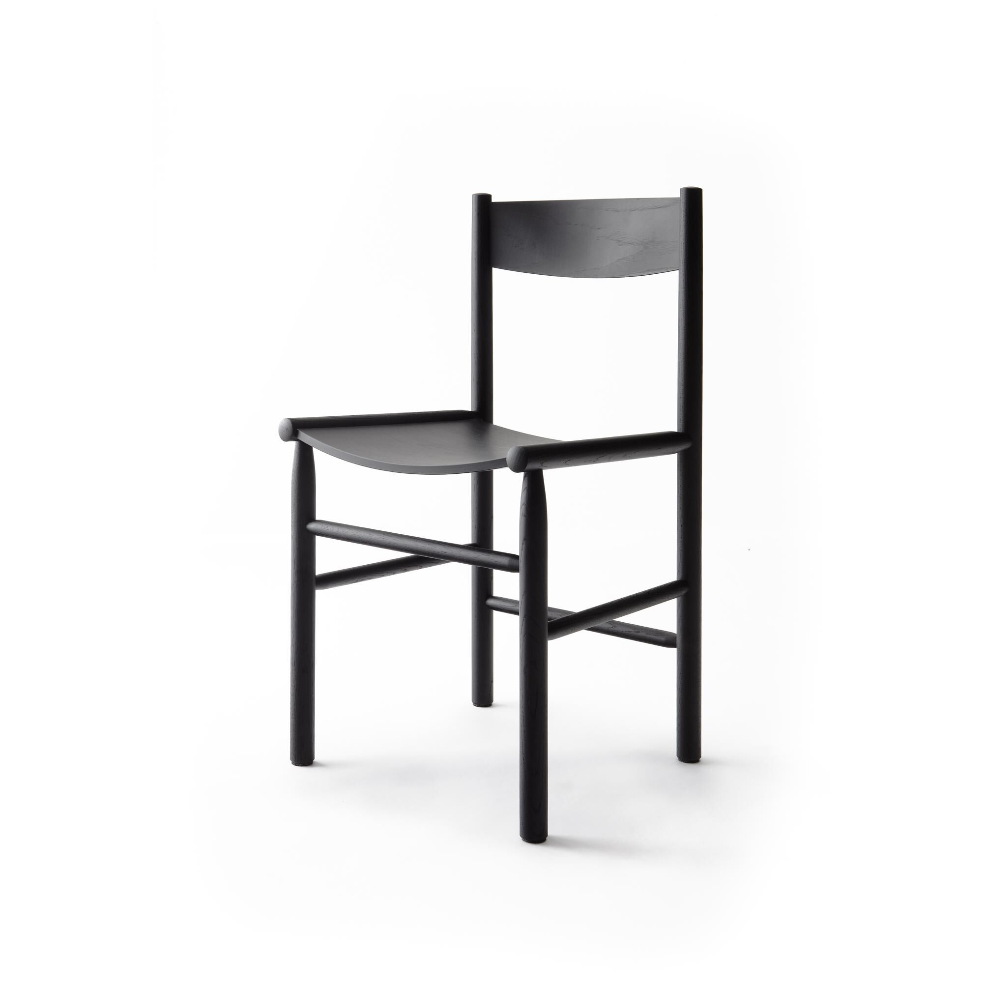 Linea Collection Akademia Spisebordsstol Sort Bejdset Asketr
