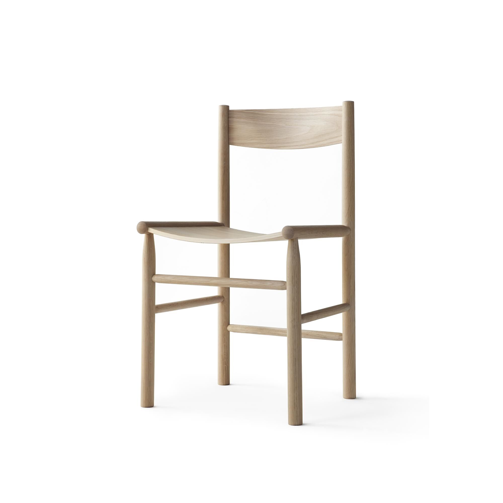Linea Collection Akademia Spisebordsstol Lys Lakeret Egetr