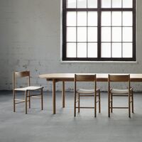 Linea Collection Akademia Esstischstuhl Lackierte Eiche
