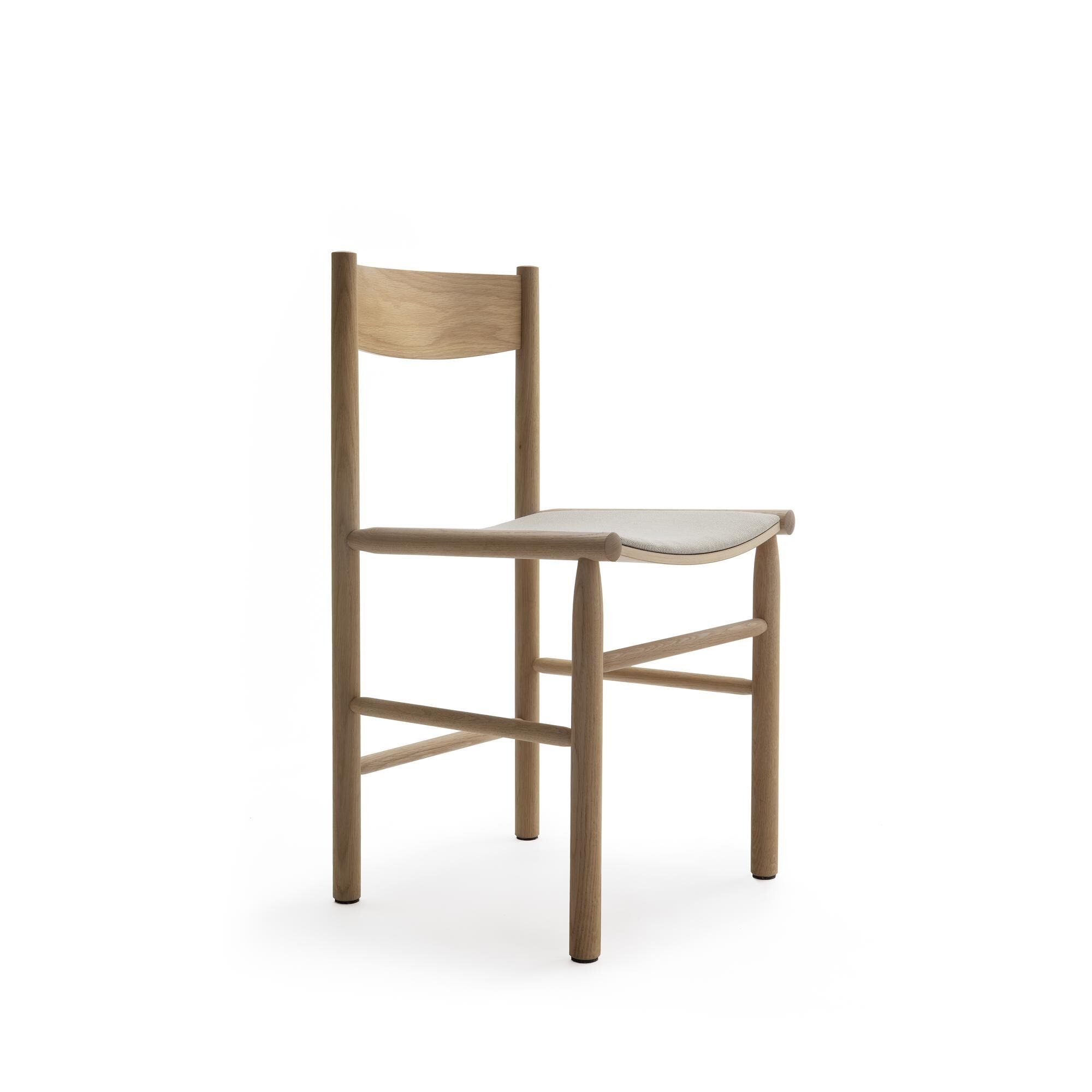 Linea Collection Akademia Spisebordsstol Lakeret Egetr/Steelcut Trio 213