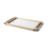 Alvar Dienblad Geolied Berk/ Wit Laminaat