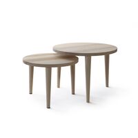 January Salontafel Geoliede Essenhout 53 cm