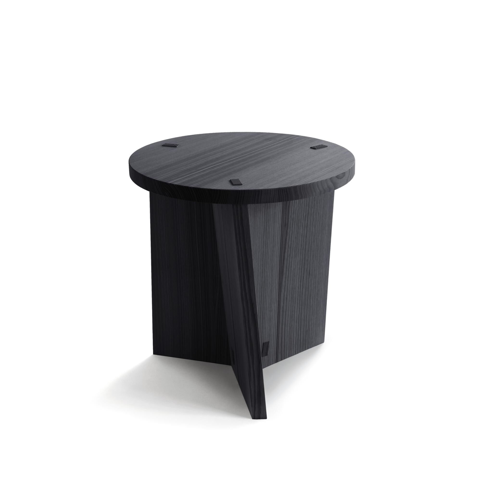 Marfa Skammel/Bord Sortbejdset Asketr