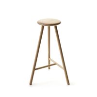 Linea Collection Perch High Bar Stool Oiled Oak