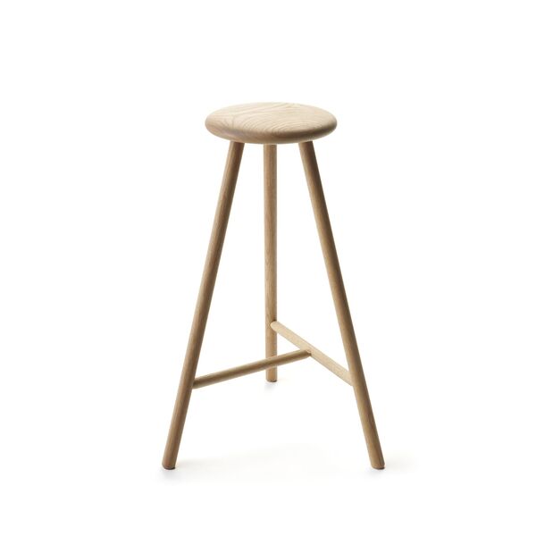 Linea Collection Perch Tabouret de Bar Haut Chêne Huilé