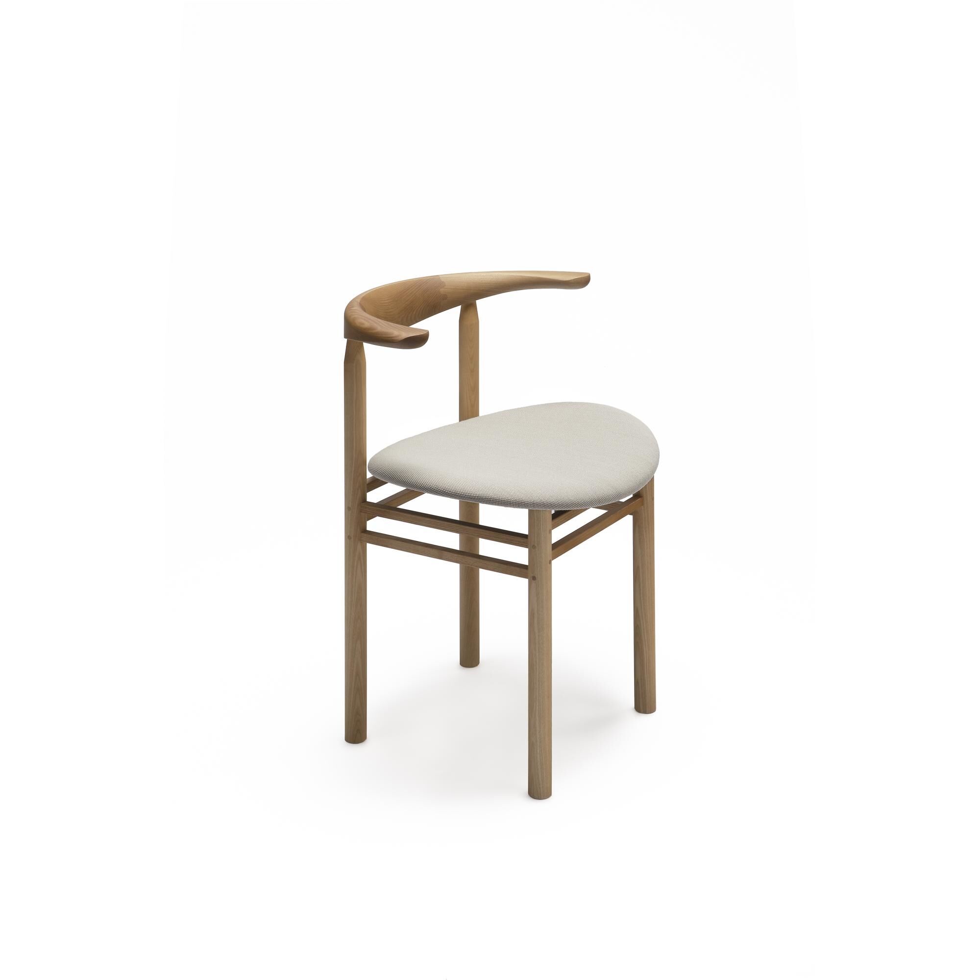 Linea Collection RMT3 Spisestol Askbeiset i Eikefarge/stålskåret Trio 213