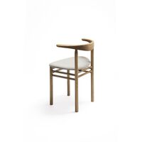 Linea Collection RMT3 Spisestol Askbeiset i Eikefarge/stålskåret Trio 213