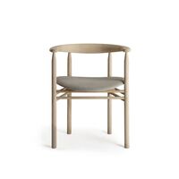 Linea Collection RMT6 Eettafelstoel Geoliede Essenhout/Steelcut Trio 213