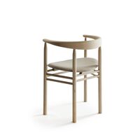 Linea Collection RMT6 Eettafelstoel Geoliede Essenhout/Steelcut Trio 213
