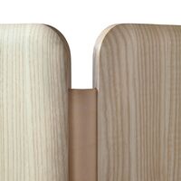 Skandinavia Collection Aparte Room Divider Geoliede Asbak/Nude Leder