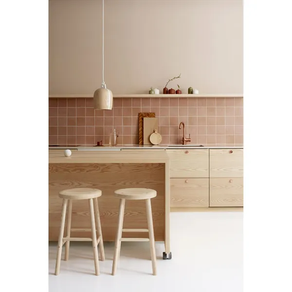 Storia Kruk Geoliede Essenhout 65 cm