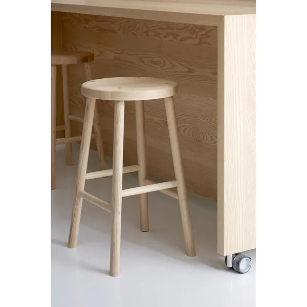 Storia Kruk Geoliede Essenhout 65 cm