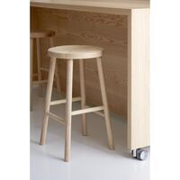 Storia Kruk Geoliede Essenhout 65 cm