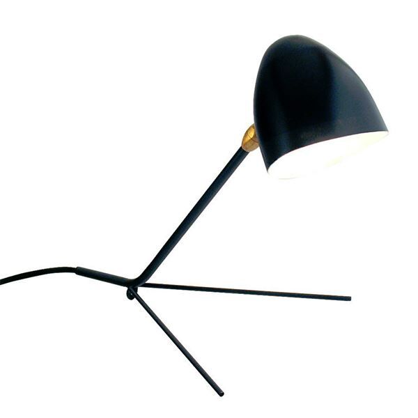 Cocotte Bordslampa Svart & M&auml;ssing