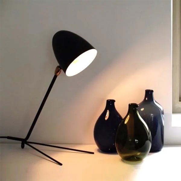 Cocotte Bordlampe Sort & Messing