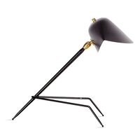 Tripod Table Lamp Black & Brass